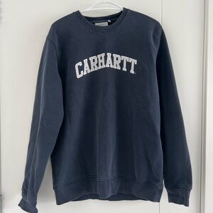 Carhartt Men's L Navy Oversized Crewneck Sweatshirt